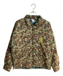 READYMADE×A BATHING APE（レディメイド×アベイシングエイプ）の古着「VIETNAM JAMBER (CAMO)」｜グリーン