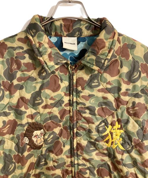 READYMADE（レディメイド）READYMADE (レディメイド) A BATHING APE (アベイシングエイプ) VIETNAM JAMBER (CAMO) グリーン サイズ:XLの古着・服飾アイテム