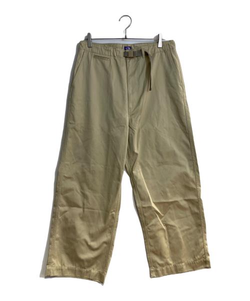 THE NORTHFACE PURPLELABEL（ザ・ノースフェイス パープルレーベル）THE NORTHFACE PURPLELABEL (ザ・ノースフェイス パープルレーベル) Chino Wide Straight Field Pants ベージュ サイズ:W34の古着・服飾アイテム
