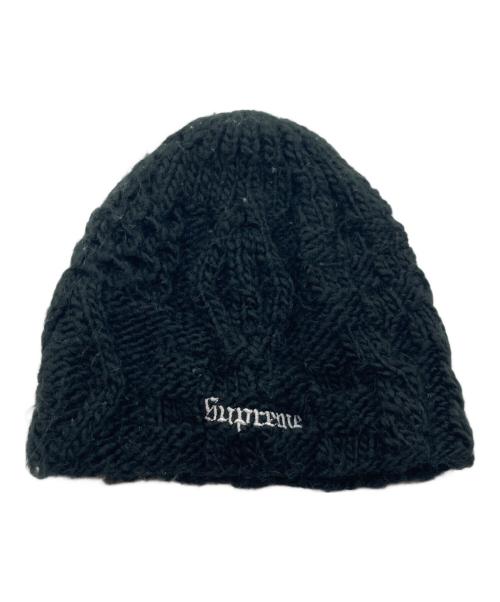 SUPREME（シュプリーム）SUPREME (シュプリーム) Block Knit Beanie/ブロックニットビーニー ブラックの古着・服飾アイテム