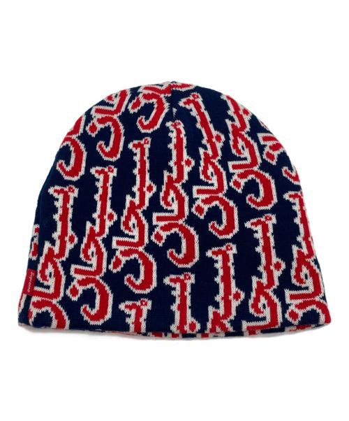 SUPREME（シュプリーム）Supreme (シュプリーム) Arabic Jacquard Beanie/アラビックジャガードビーニー ネイビーの古着・服飾アイテム