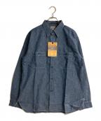 BUZZ RICKSON'Sバズリクソンズ）の古着「CHAMBRAY WORK SHIRT」｜ネイビー