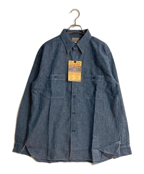 BUZZ RICKSON'S（バズリクソンズ）Buzz Rickson's (バズリクソンズ) CHAMBRAY WORK SHIRT ネイビー サイズ:17-17 1/2 未使用品の古着・服飾アイテム