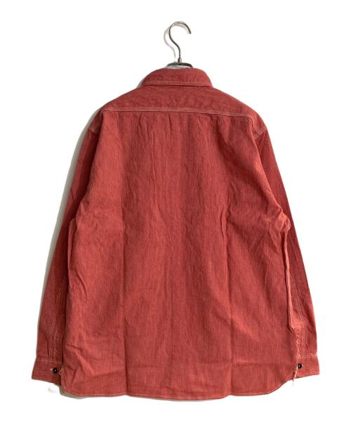 SUGAR CANE（シュガーケーン）SUGAR CANE (シュガーケーン) JEAN CORD WORK SHIRT/ジーンコードワークシャツ レッド サイズ:XL 未使用品の古着・服飾アイテム