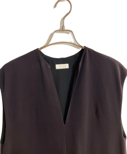BALLSEY（ボールジィ）BALLSEY (ボールジィ) ドライアムンゼン キーネックワンピース ネイビー サイズ:36の古着・服飾アイテム