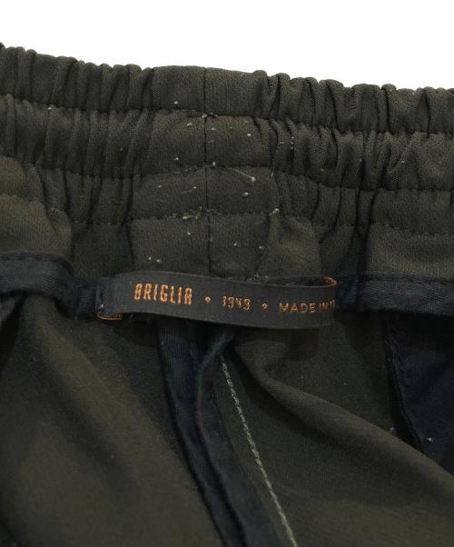 BRIGLIA 1949（ブリリア 1949）BRIGLIA 1949 (ブリリア 1949) テーパードイージーカーゴパンツ カーキ サイズ:48の古着・服飾アイテム