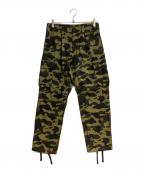 A BATHING APEアベイシングエイプ）の古着「1St Camo Regular Fit 6 Pocket Pants」｜グリーン