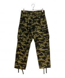 A BATHING APE（アベイシングエイプ）の古着「1St Camo Regular Fit 6 Pocket Pants」｜グリーン