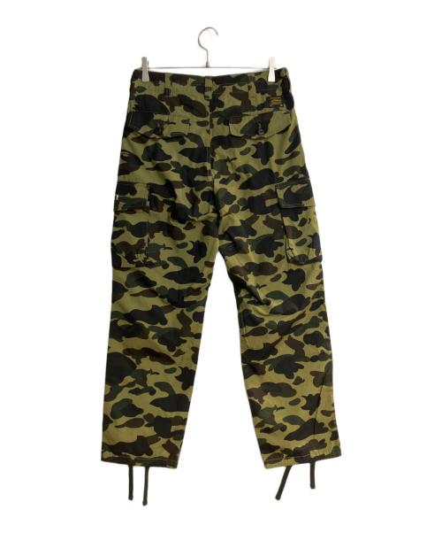 A BATHING APE（アベイシングエイプ）A BATHING APE (アベイシングエイプ) 1St Camo Regular Fit 6 Pocket Pants グリーン サイズ:Sの古着・服飾アイテム