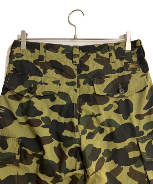A BATHING APE（アベイシングエイプ）A BATHING APE (アベイシングエイプ) 1St Camo Regular Fit 6 Pocket Pants グリーン サイズ:Sの古着・服飾アイテム