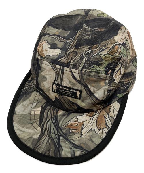 A BATHING APE（アベイシングエイプ）A BATHING APE (アベイシングエイプ) Tree Edge Camo Cap/ツリー エッジ カモ キャップ グリーンの古着・服飾アイテム