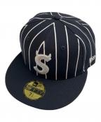 SUPREME×New Eraシュプリーム×ニューエラ）の古着「26SS DEVIL S  LOGO NEW ERA STRIPE」｜ネイビー