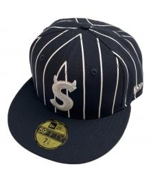 SUPREME×New Era（シュプリーム×ニューエラ）の古着「26SS DEVIL S  LOGO NEW ERA STRIPE」｜ネイビー
