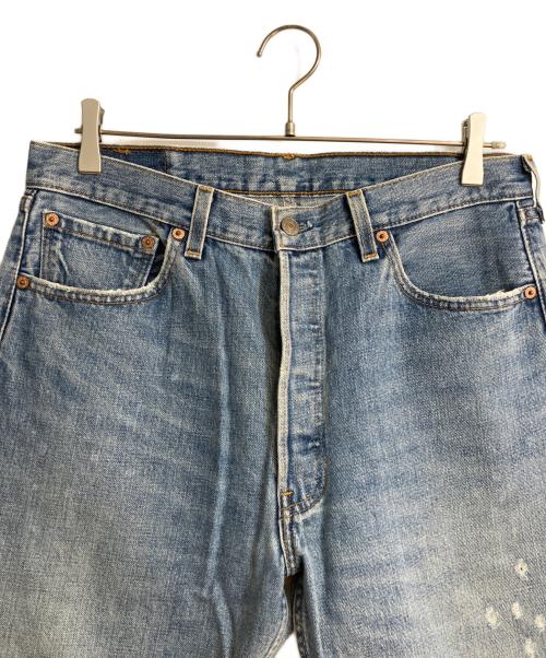 LEVI'S（リーバイス）LEVI'S (リーバイス) ダメージ加工501デニムパンツ スカイブルー サイズ:W34の古着・服飾アイテム