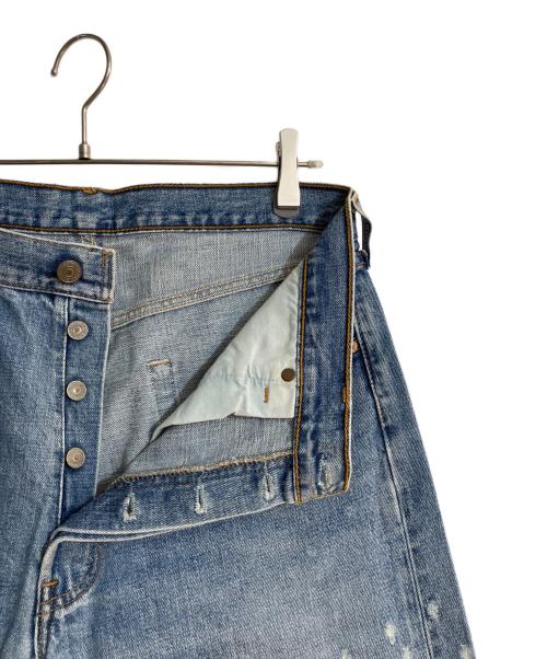 LEVI'S（リーバイス）LEVI'S (リーバイス) ダメージ加工501デニムパンツ スカイブルー サイズ:W34の古着・服飾アイテム