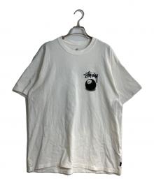NIKE×stussy（ナイキ×ステューシー）の古着「NRG FL SS 8BALL TE/「エナジー フリース ショートスリーブ エイトボール ティー」｜ホワイト