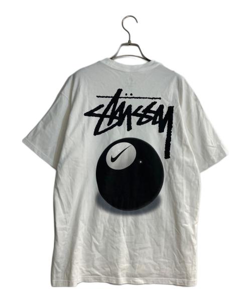 NIKE（ナイキ）NIKE (ナイキ) stussy (ステューシー) NRG FL SS 8BALL TE/「エナジー フリース ショートスリーブ エイトボール ティー ホワイト サイズ:Mの古着・服飾アイテム