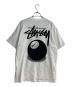 NIKE (ナイキ) stussy (ステューシー) NRG FL SS 8BALL TE/「エナジー フリース ショートスリーブ エイトボール ティー ホワイト サイズ:M：10000円