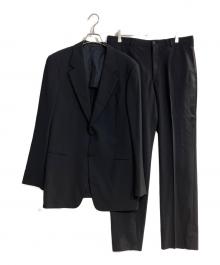 ARMANI COLLEZIONI（アルマーニ コレツィオーニ）の古着「ストライプセットアップスーツ」｜ネイビー