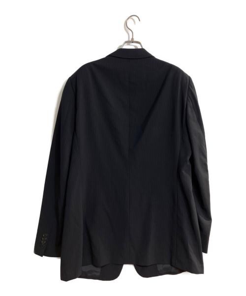 ARMANI COLLEZIONI（アルマーニ コレツィオーニ）ARMANI COLLEZIONI (アルマーニ コレツィオーニ) ストライプセットアップスーツ ネイビー サイズ:52の古着・服飾アイテム