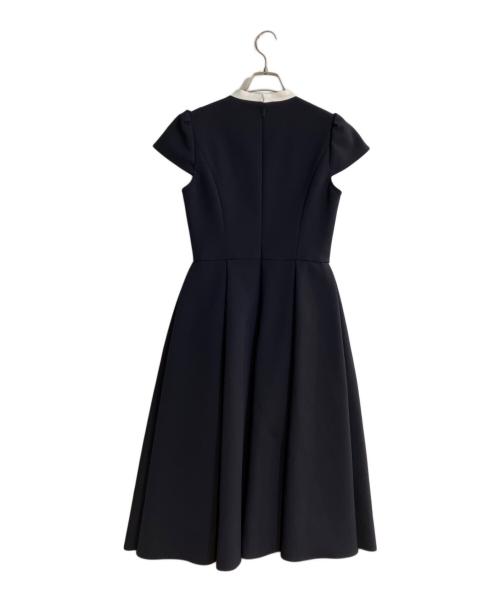 Rene（ルネ）Rene (ルネ) 25SS ボウタイショートスリーブワンピース ネイビー サイズ:36の古着・服飾アイテム