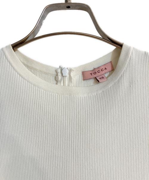 TOCCA（トッカ）TOCCA (トッカ) 【洗える！】VOYAGE ニットドレス ホワイト サイズ:XSの古着・服飾アイテム