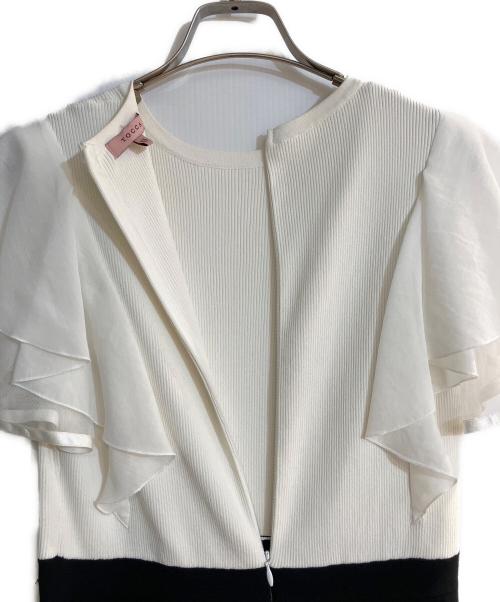 TOCCA（トッカ）TOCCA (トッカ) 【洗える！】VOYAGE ニットドレス ホワイト サイズ:XSの古着・服飾アイテム