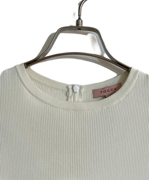 TOCCA（トッカ）TOCCA (トッカ) 【洗える！】VOYAGE ニットドレス ホワイト サイズ:XSの古着・服飾アイテム