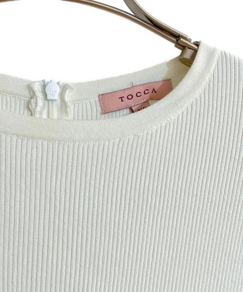 TOCCA（トッカ）TOCCA (トッカ) 【洗える！】VOYAGE ニットドレス ホワイト サイズ:XSの古着・服飾アイテム