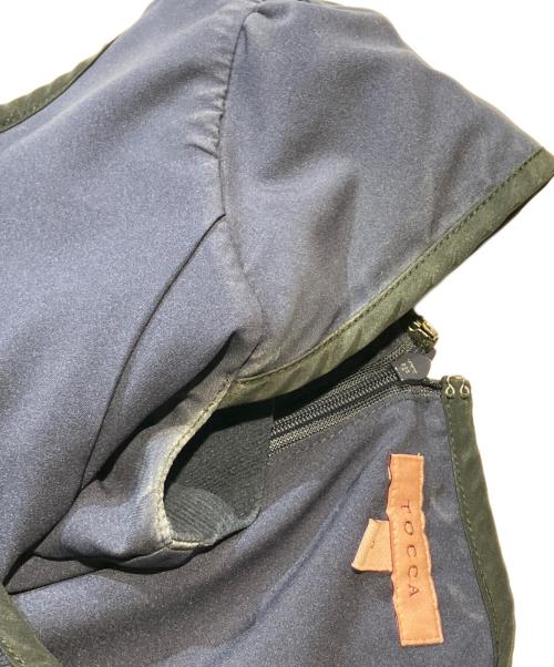 TOCCA（トッカ）TOCCA (トッカ) 【洗える！】CASCADE ドレス ネイビー サイズ:2の古着・服飾アイテム