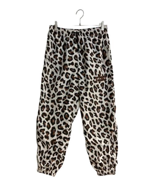WACKO MARIA（ワコマリア）WACKO MARIA (ワコマリア) 23SS レオパードナイロントラックパンツ ブラウン×ベージュ サイズ:Sの古着・服飾アイテム