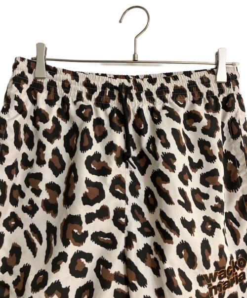 WACKO MARIA（ワコマリア）WACKO MARIA (ワコマリア) 23SS レオパードナイロントラックパンツ ブラウン×ベージュ サイズ:Sの古着・服飾アイテム