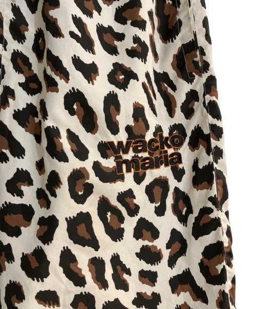 WACKO MARIA（ワコマリア）WACKO MARIA (ワコマリア) 23SS レオパードナイロントラックパンツ ブラウン×ベージュ サイズ:Sの古着・服飾アイテム