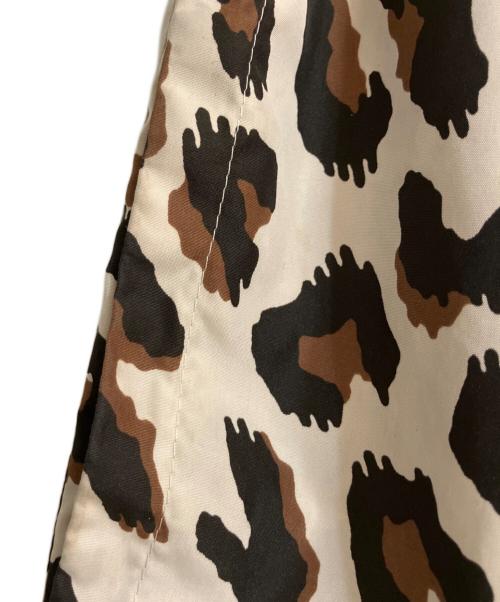 WACKO MARIA（ワコマリア）WACKO MARIA (ワコマリア) 23SS レオパードナイロントラックパンツ ブラウン×ベージュ サイズ:Sの古着・服飾アイテム