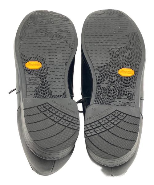 travel shoes by chausser（トラベルシューズバイショセ）TRAVEL SHOES BY CHAUSSER (トラベルシューズバイショセ) ストレートチップ レースアップレザーシューズ ブラック サイズ:SIZE 38の古着・服飾アイテム