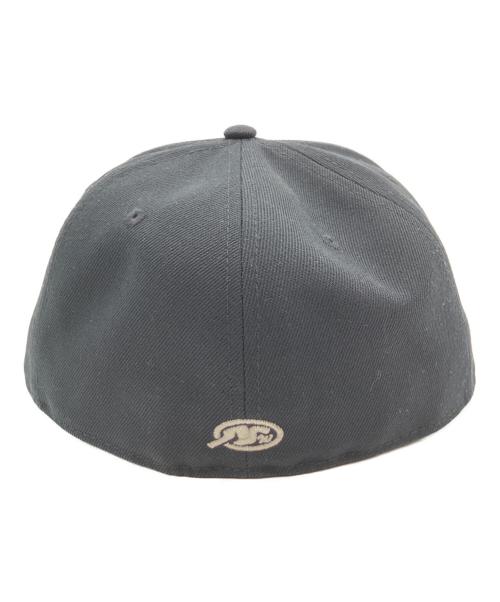 New Era（ニューエラ）New Era (ニューエラ) A BATHING APE (アベイシングエイプ) GLOW IN THE DARK COLLEGE NEW ERA 59FIFTY CAP ネイビー サイズ:Ｓ 未使用品の古着・服飾アイテム