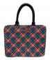 VIVIENNE WESTWOOD ANGLOMANIA（ヴィヴィアンウエストウッドアングロマニア）の古着「チェック柄2WAYバッグ」｜ブルー