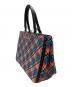 VIVIENNE WESTWOOD ANGLOMANIA (ヴィヴィアンウエストウッドアングロマニア) チェック柄2WAYバッグ ブルー：8000円