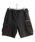 stussyステューシー）の古着「23SS Sport Cargo Fleece Short/スポーツカーゴフリースショーツ」｜ブラック