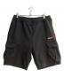 stussy（ステューシー）の古着「23SS Sport Cargo Fleece Short/スポーツカーゴフリースショーツ」｜ブラック