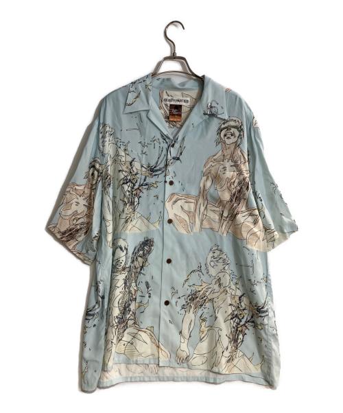 WACKO MARIA（ワコマリア）WACKO MARIA (ワコマリア) HAWAIIAN SHIRT(TYPE-5) スカイブルー サイズ:XLの古着・服飾アイテム