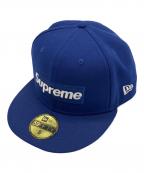 New Era×SUPREMEニューエラ×シュプリーム）の古着「MLB Teams Box Logo」｜ブルー