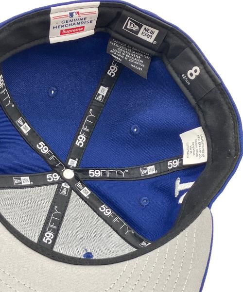 New Era（ニューエラ）New Era (ニューエラ) Supreme (シュプリーム) MLB Teams Box Logo ブルー サイズ:8の古着・服飾アイテム