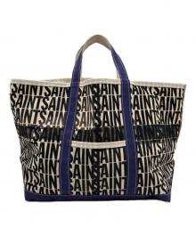 SAINT MICHAEL（セントマイケル）の古着「TOTE SAINT NAVY/トート セント ネイビー」｜ベージュ