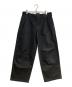 DESCENDANT（ディセンダント）の古着「SF TWILL WIDE TROUSERS/エスエフ ツイル ワイド トラウザーズ」｜ブラック
