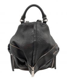 DIESEL（ディーゼル）の古着「レザーリュック」｜ブラック