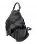 DIESEL (ディーゼル) レザーリュック ブラック：10000円