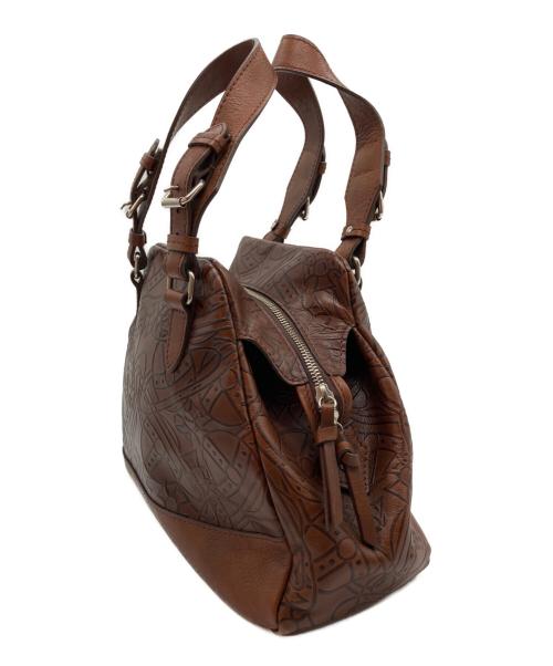 Vivienne Westwood（ヴィヴィアンウエストウッド）Vivienne Westwood (ヴィヴィアンウエストウッド) アーサー ヤスミン2WAYバッグ ブラウンの古着・服飾アイテム