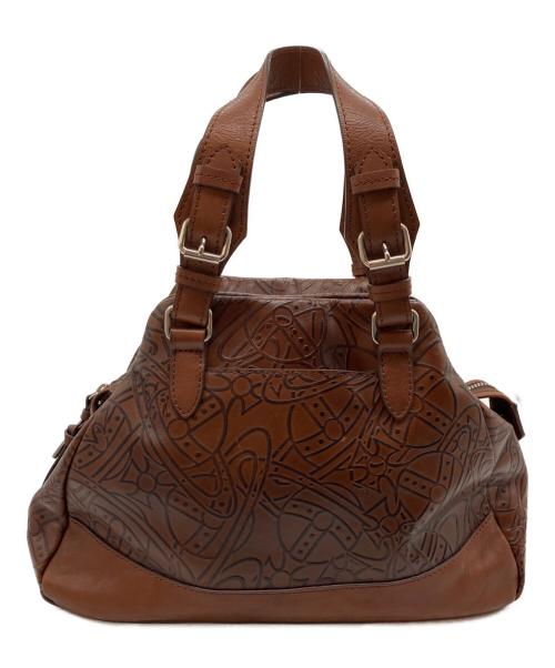 Vivienne Westwood（ヴィヴィアンウエストウッド）Vivienne Westwood (ヴィヴィアンウエストウッド) アーサー ヤスミン2WAYバッグ ブラウンの古着・服飾アイテム