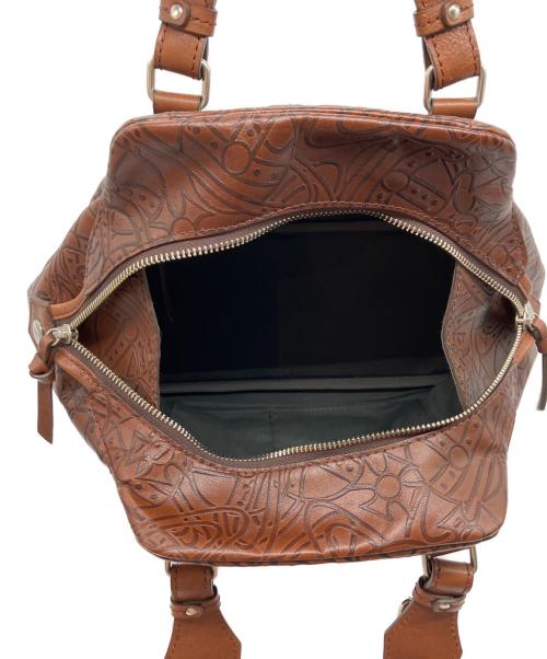 Vivienne Westwood（ヴィヴィアンウエストウッド）Vivienne Westwood (ヴィヴィアンウエストウッド) アーサー ヤスミン2WAYバッグ ブラウンの古着・服飾アイテム